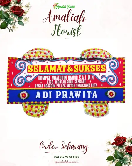 Papan Bunga Ucapan Selamat Venue Wedding Bogor